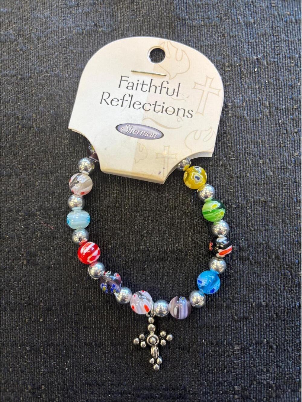 Rosary Bracelet Mini Faithful Reflections Vintage NWT